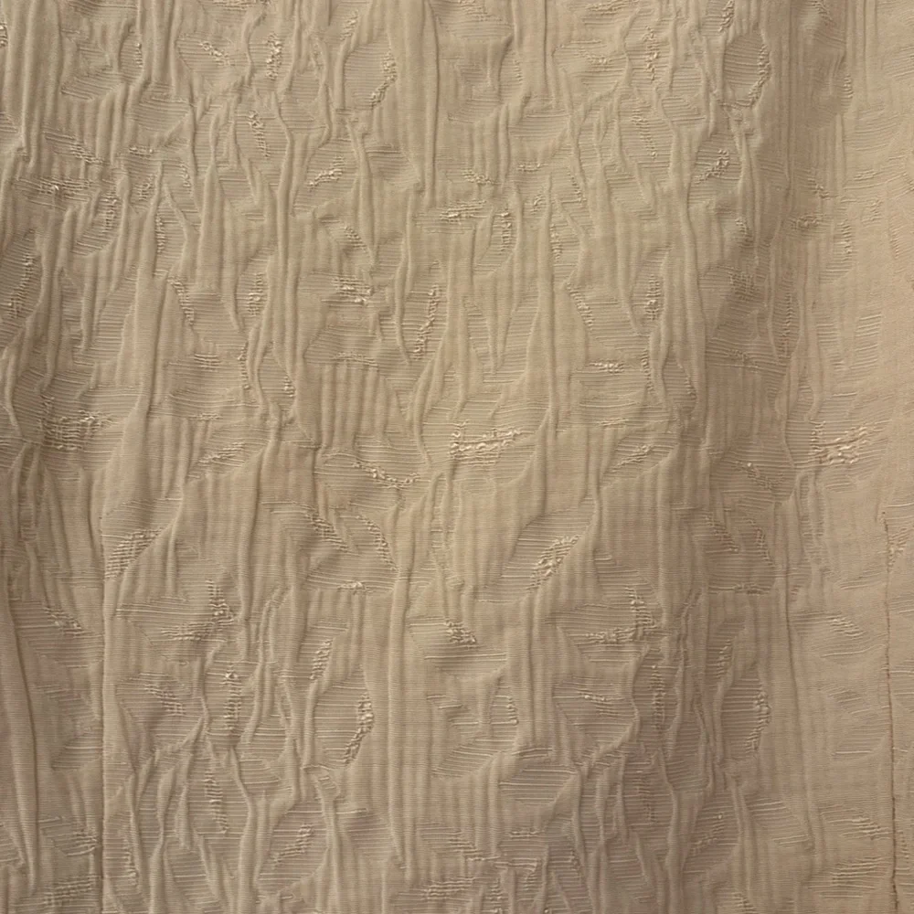 Zara Cream Textured Crinkle Sweetheart Puff Sleeve Blouse Sz S NWOT
